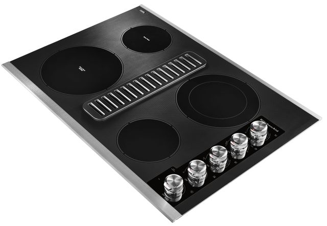 KitchenAid® 30" Stainless Steel Electric Downdraft Cooktop 6