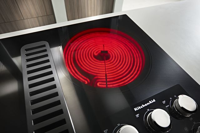 KitchenAid® 36" Stainless Steel Electric Downdraft Cooktop 3