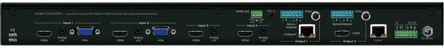 Key Digital® 4x2 4K POH/HDBaseT/HDMI/VGA Multi-View Seamless Presentation Matrix Switcher 1