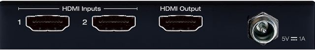Key Digital® 2x1 4K/18G HDMI Switcher 1