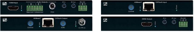 Key Digital® 4K Power Over HDBaseT/HDMI (Tx + Rx Set) Extenders