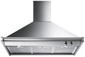 Smeg 36" Wall Mounted Ventilation Hood-Stainless Steel