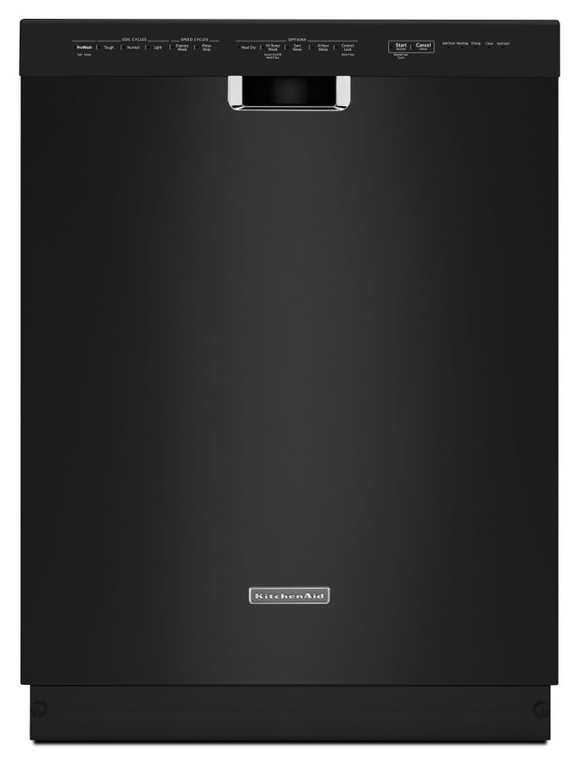 KitchenAid® 24" Built In Dishwasher-Black