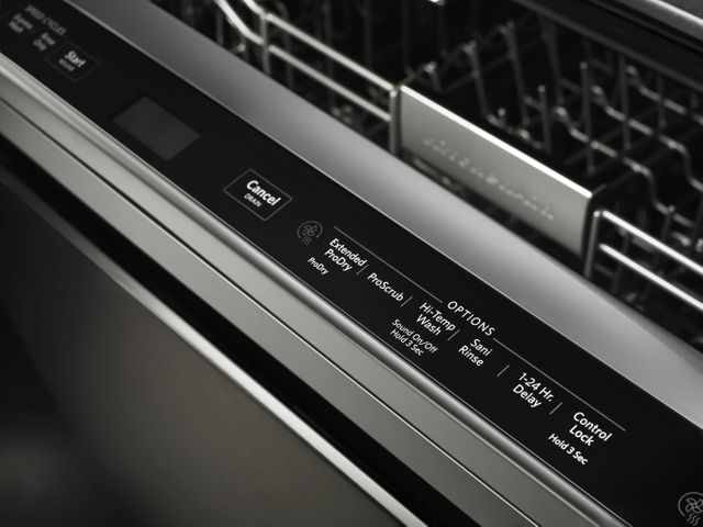 KitchenAid® 24" Black Stainless Steel with PrintShield™ Finish Built In Dishwasher 7