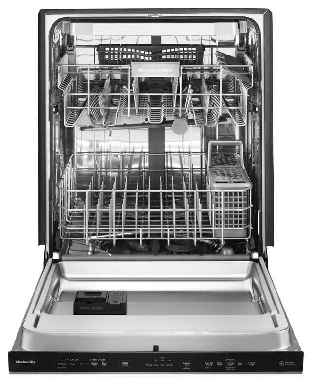 KitchenAid® 24" Stainless Steel with PrintShield™ Finish Built In Dishwasher 1