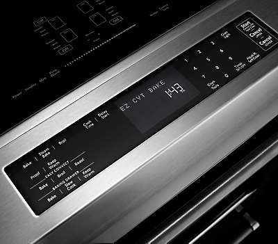KitchenAid® 30" Imperial Black Commercial Style Free Standing Dual Fuel Range 3