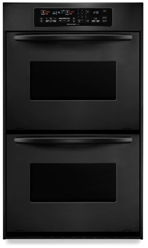 KitchenAid® Architect® Series 24" Electric Double Oven Built In-Black
