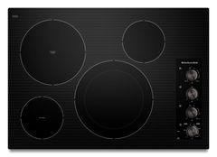 KitchenAid® 30" Electric Cooktop-Black