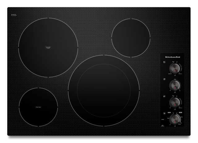 KitchenAid® 30" Electric Cooktop-Black