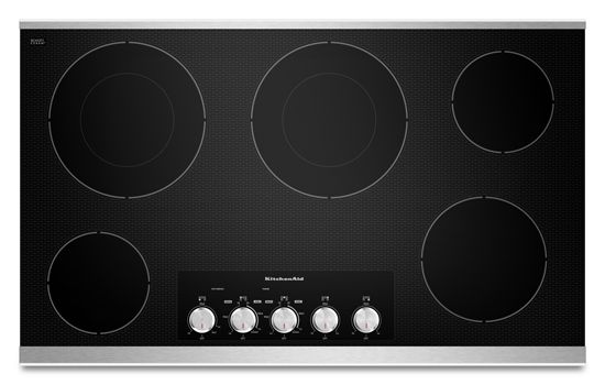KitchenAid® 36" Electric Cooktop-Stainless Steel
