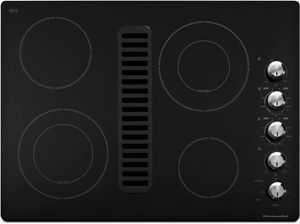 KitchenAid® Architect® Series II 30" Electric Downdraft Cooktop-Black