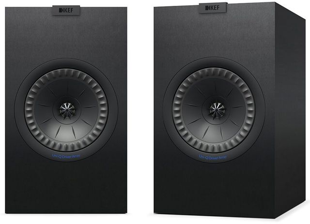 KEF Q Series 6.5" Black Bookshelf Speaker