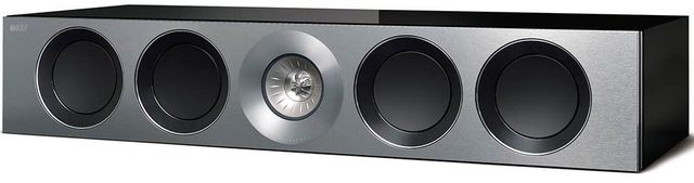 KEF The Reference 6.5" Deep Piano Black Center Channel Speaker 0