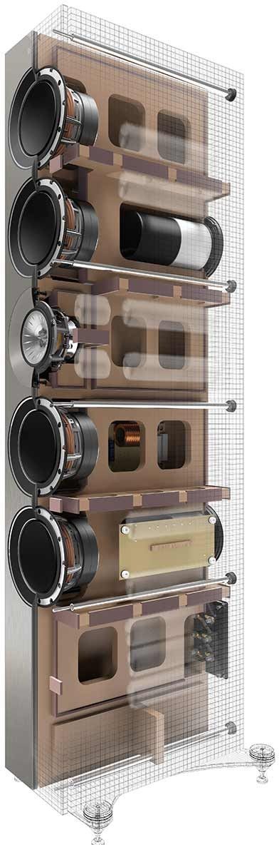KEF Reference 5 Floorstanding Speaker-Piano Black High Gloss-REFERENCE 5-BK 2