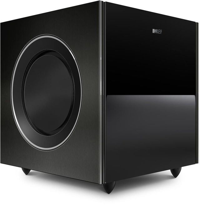 KEF The Reference 9" Deep Piano Black Subwoofer 0