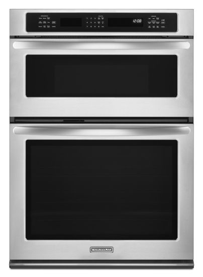 KitchenAid® Architect® Series II 27" Electric Oven/Microwave Combo Built In-Stainless Steel 0