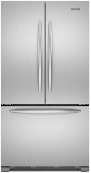 KitchenAid® Architect® Series II 21.8 Cu. Ft. French Door Refrigerator-Monochromatic Stainless Steel 0