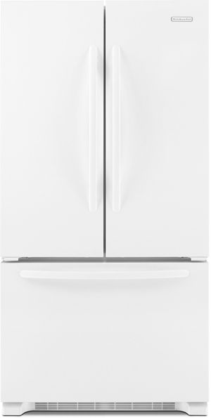 KitchenAid® Architect® Series II 21.8 Cu. Ft. French Door Refrigerator-White 0