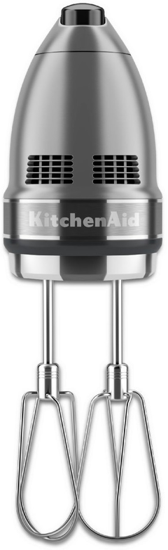KitchenAid 9-Speed Hand Mixer with Flex Edge Beaters - Contour Silver
