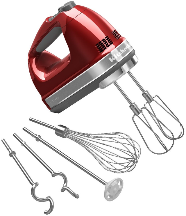 KitchenAid® Candy Apple Red Hand Mixer 4