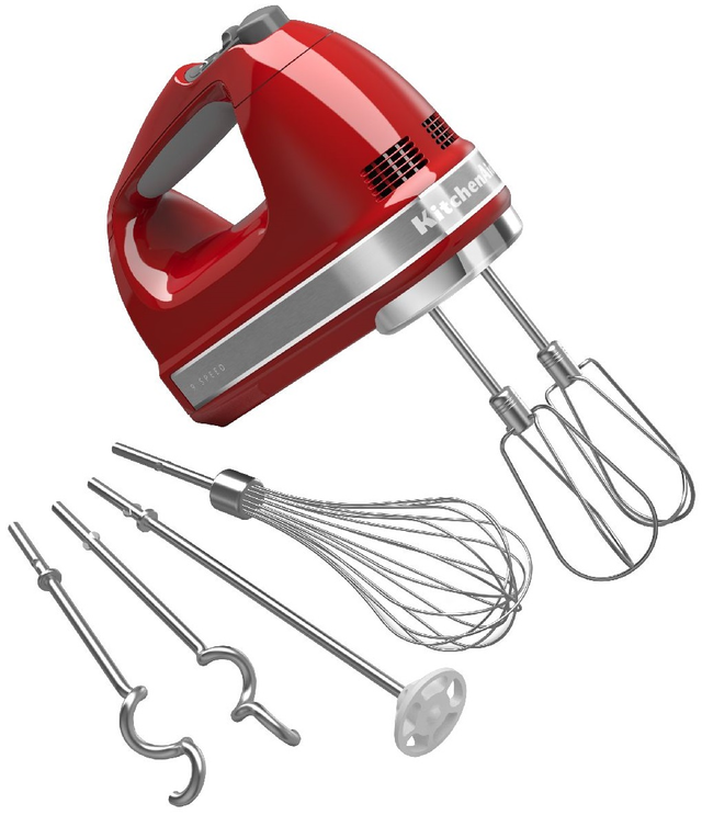 KitchenAid® Empire Red Hand Mixer 4