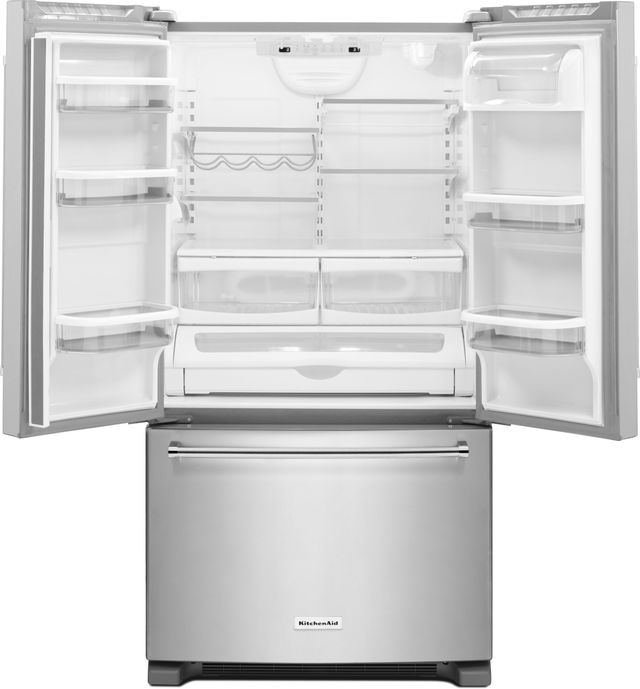 Réfrigérateur à portes françaises de 36 po KitchenAid® de 25,2 pi³ - Acier inoxydable 1