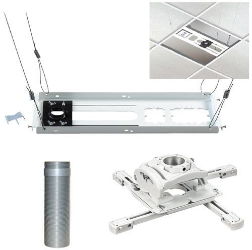 Chief® White Elite Universal Ceiling Projector Mount Kit