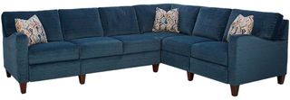 Klaussner® Trisha Yearwood Colleen 2-Piece Blue Sectional