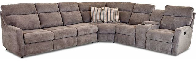 Klaussner® Monticello Gray Sectional-0