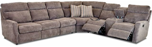 Klaussner® Daphne Gray Sectional 1