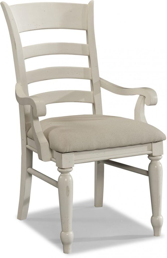 Klaussner® Carolina Preserves® Sea Breeze Ladder Back Arm Chair-0