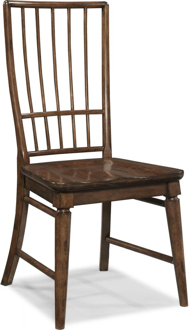 Klaussner® Carolina Preserves® Blue Ridge Rake Back Side Chair-0