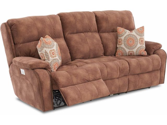 Klaussner® Averett Brown Power Sofa Recliner-1