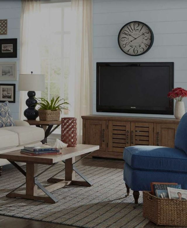 Klaussner® Trisha Yearwood Coming Home Wheat Captive Entertainment Console-2