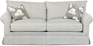 Klaussner® Jenny Gray Sofa/Regular Sleeper