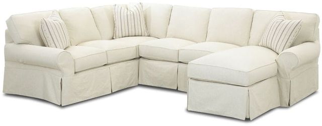 Klaussner® Patterns Slipcover Sectional-0