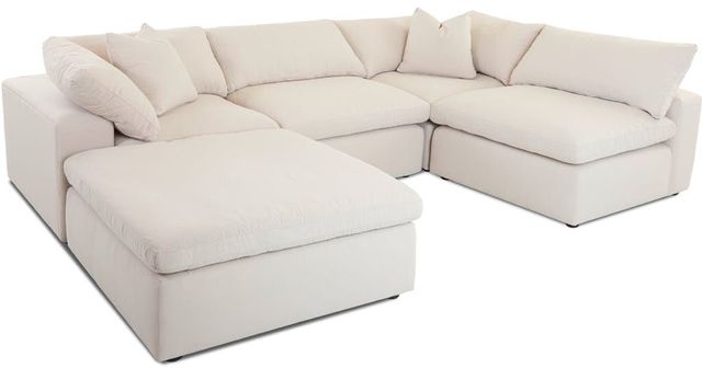 Klaussner® Simply Urban Monterey White Sectional 2
