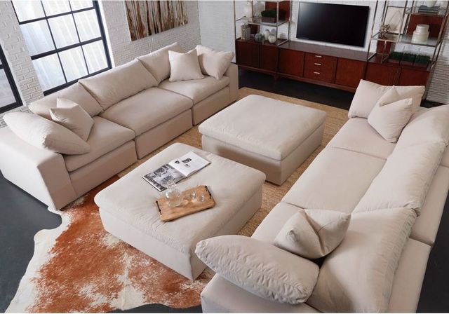 Klaussner® Simply Urban Monterey White Sectional 4