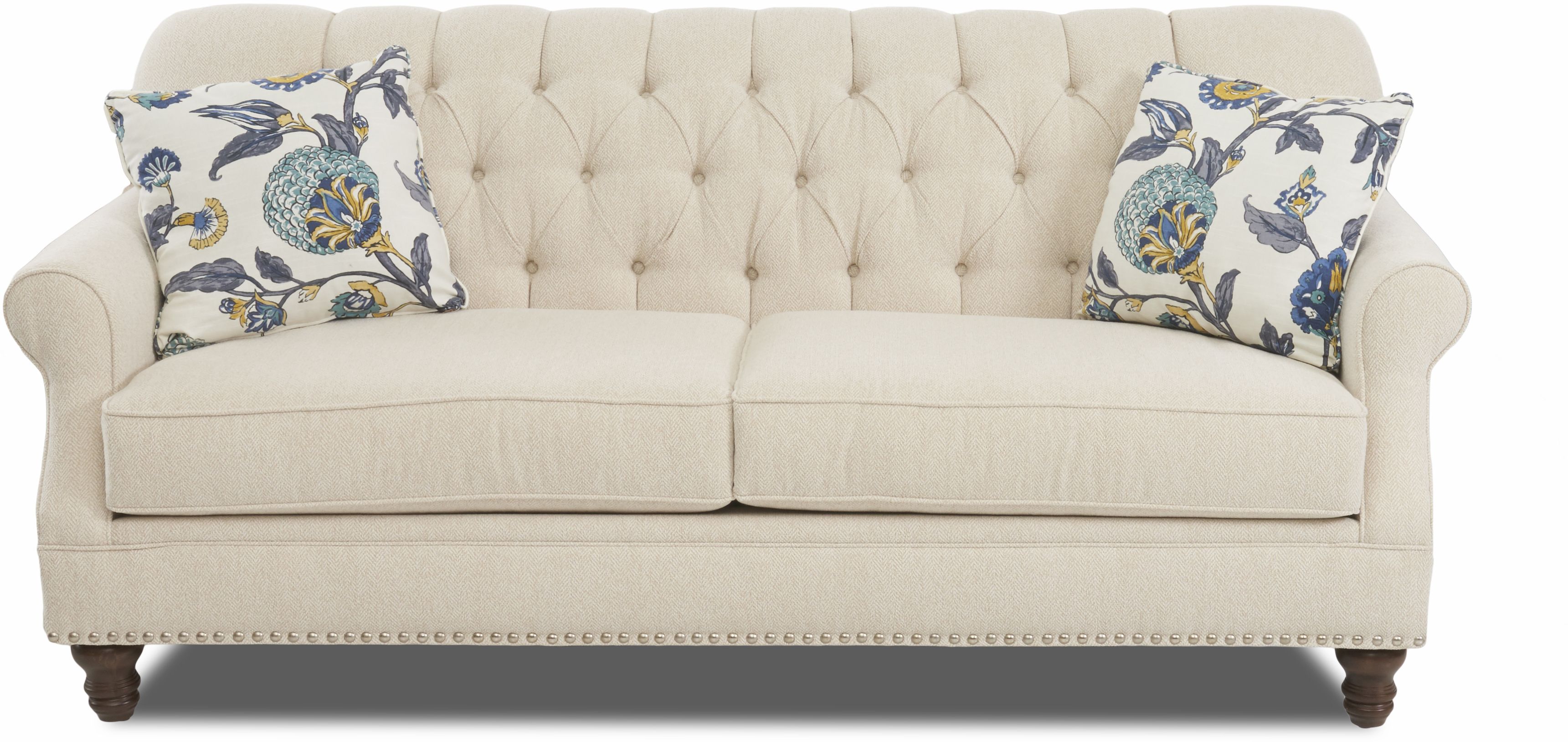 Klaussner® Trisha Yearwood Coming Home Off-White Burbank Sofa