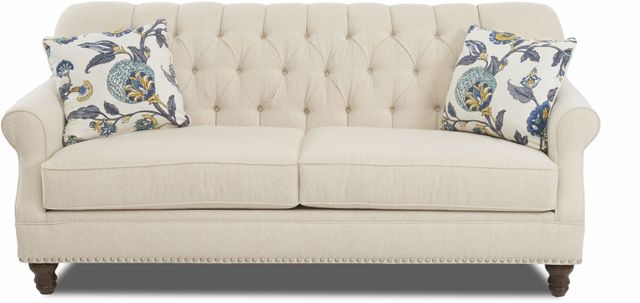 Klaussner® Trisha Yearwood Coming Home Off-White Burbank Sofa-0