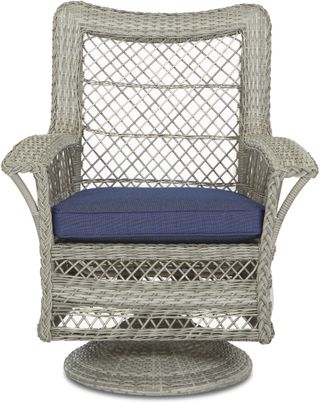 Klaussner® Outdoor Willow Swivel Rocking Dining Chair