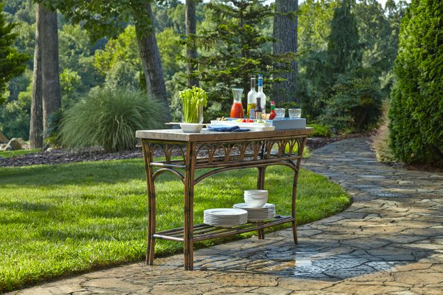 Klaussner® Outdoor Capella Serving Console Table-2