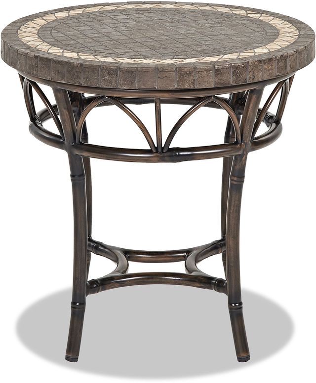 Klaussner® Outdoor Capella Round End Table-1
