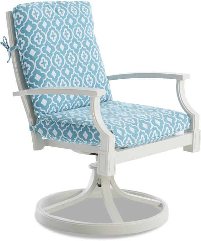 Klaussner® Outdoor Mimosa Swivel Rocking Dining Chair-1