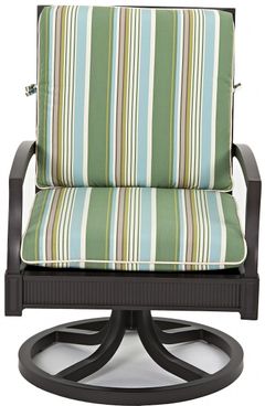 Klaussner® Outdoor Cerissa Swivel Rock Dining Chair