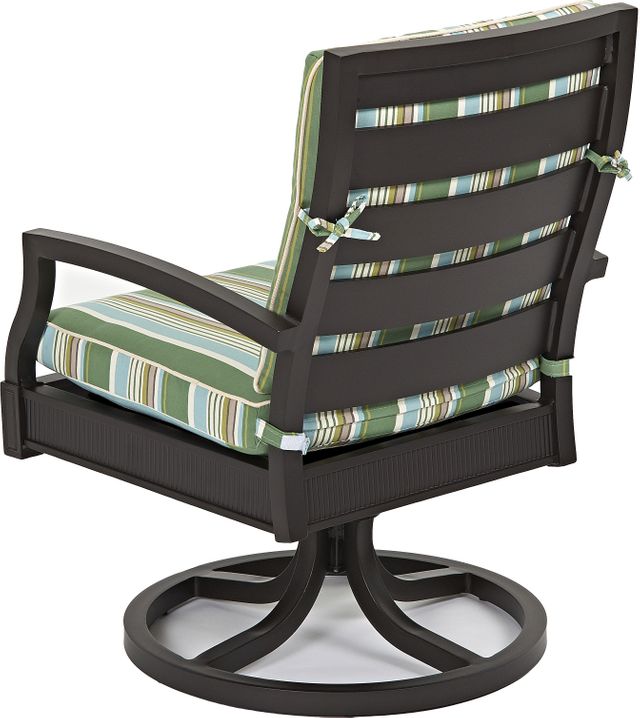Klaussner® Outdoor Cerissa Swivel Rock Dining Chair-2