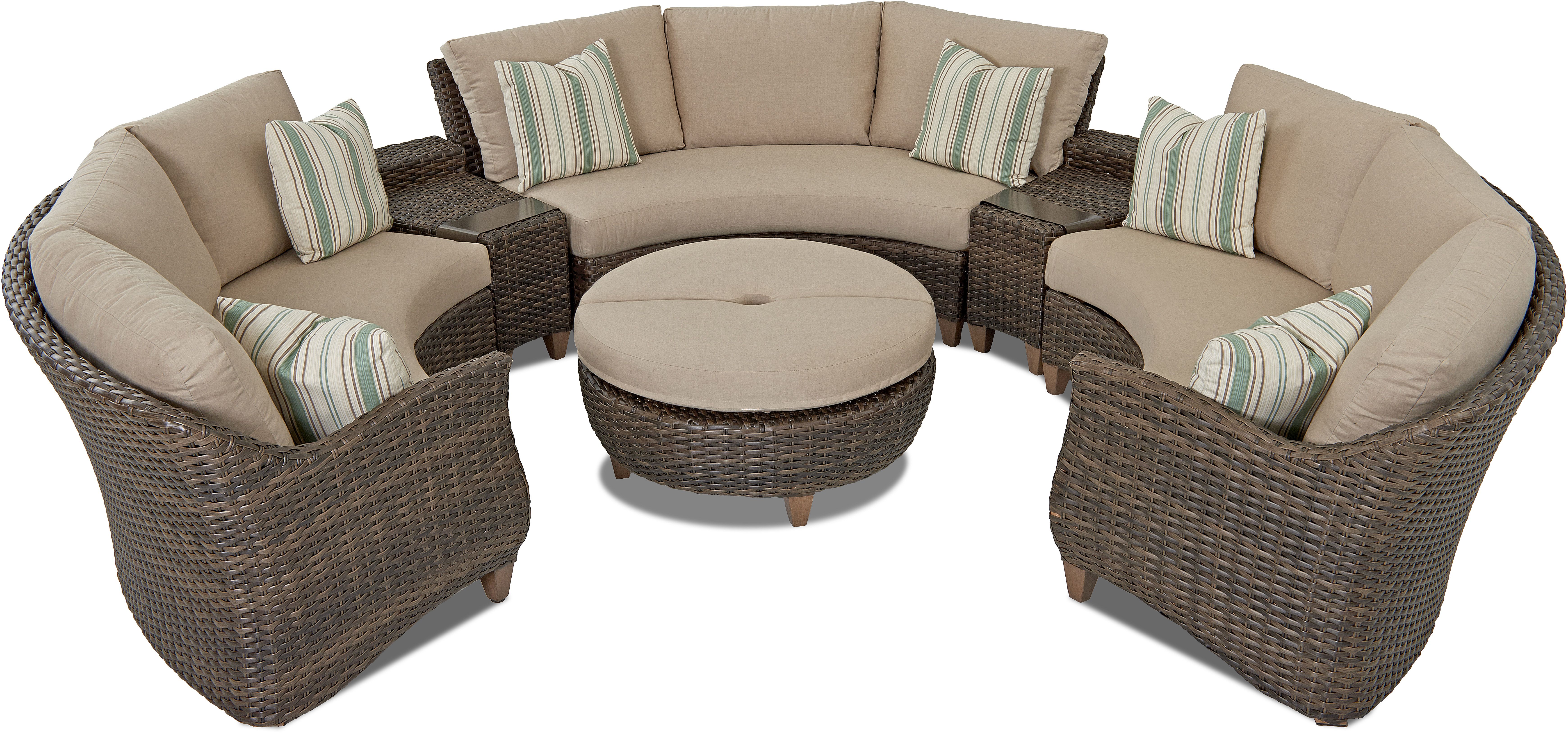 Klaussner® Outdoor Sycamore Armless Sofa