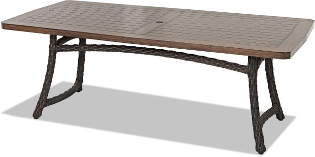 Klaussner® Outdoor Sycamore Rectangular Dining Table-1