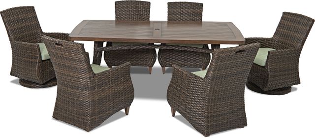 Klaussner® Outdoor Sycamore Rectangular Dining Table-2