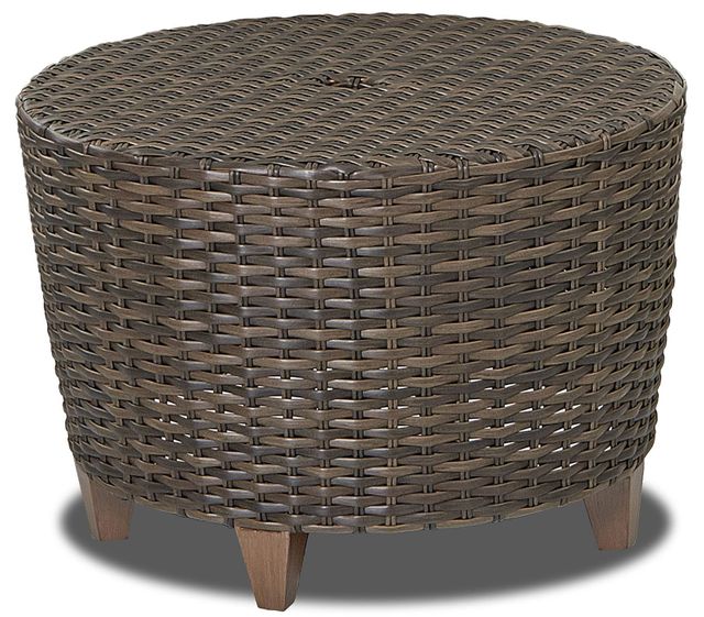 Klaussner® Outdoor Sycamore Round Conversation Cocktail Table-0